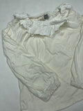 Pullover Ruffle White