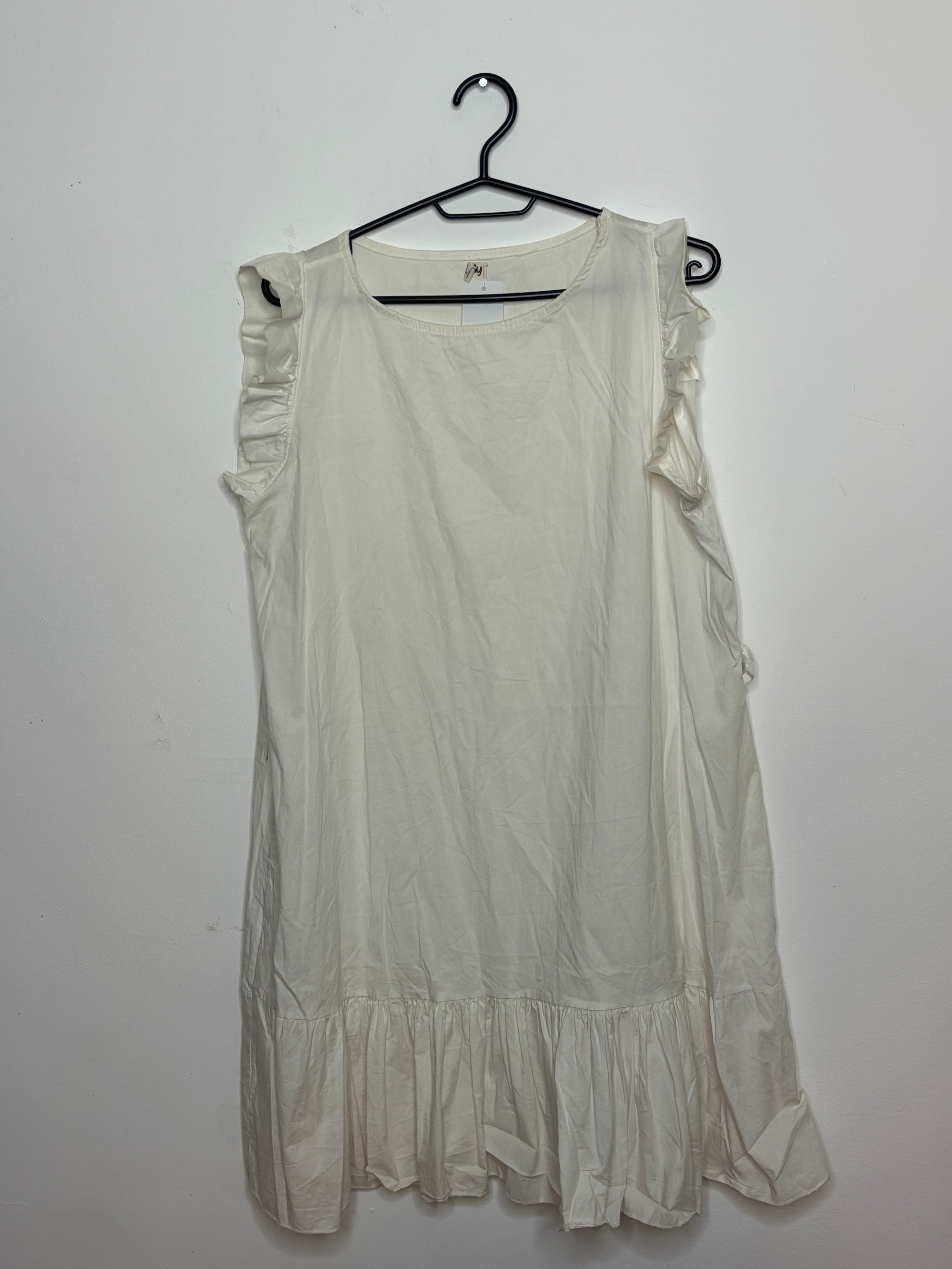 Vestito White Ruffle