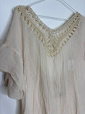 Copri costume creme