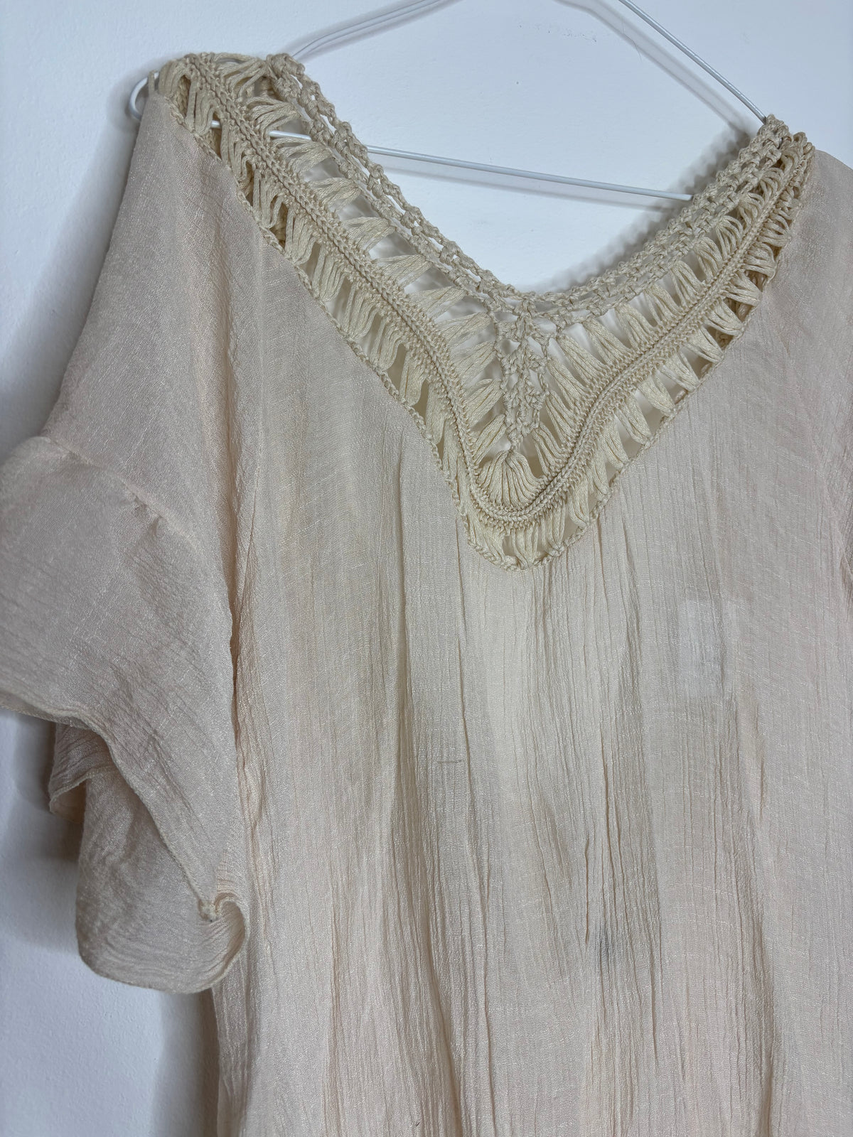 Copri costume creme