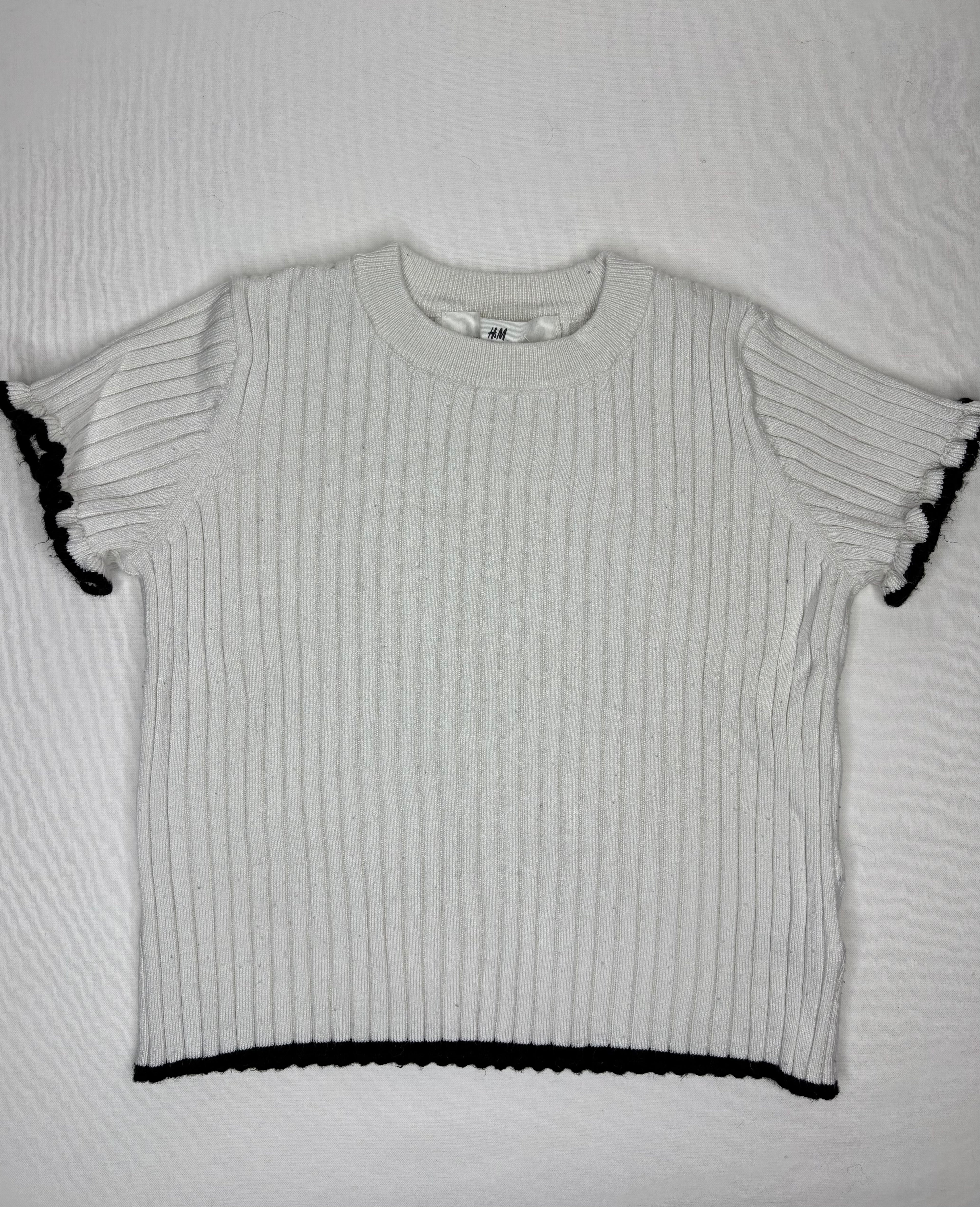 T-Shirt Black White