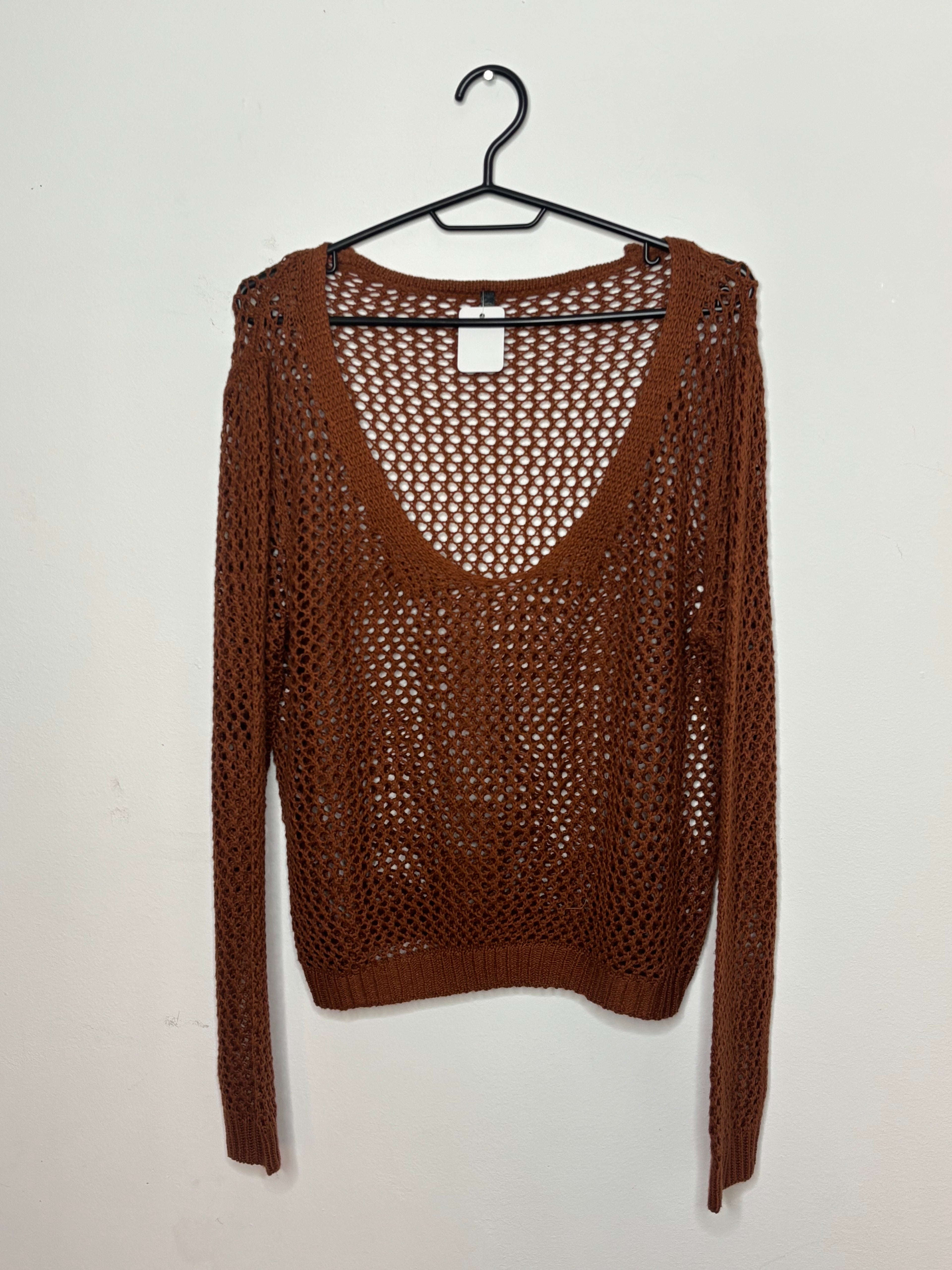 Pullover Net Brown