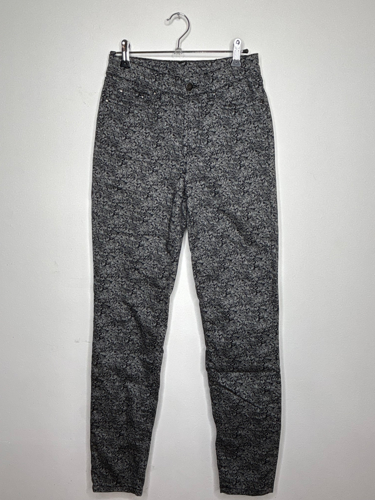 Pantaloni Black Flowers