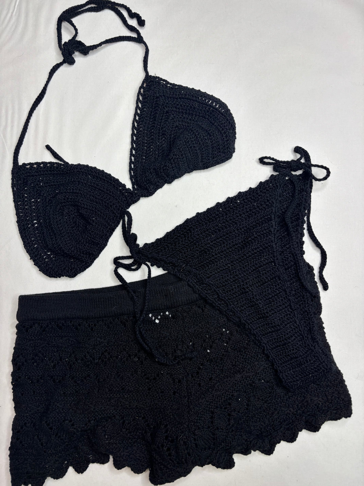 Set Bikini e Shorts Black