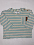 Pullover Celste Righe