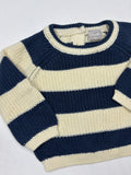 Pullover Blu White