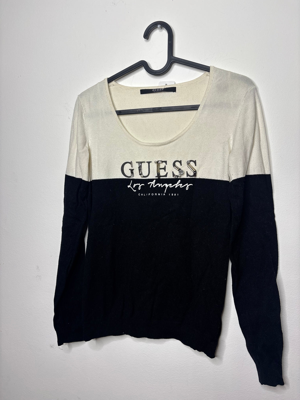 Pullover Black White Guess