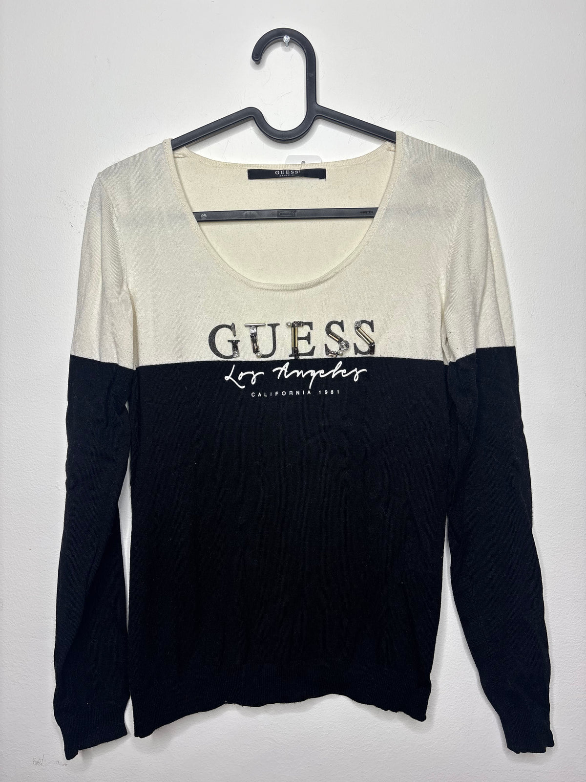 Pullover Black White Guess