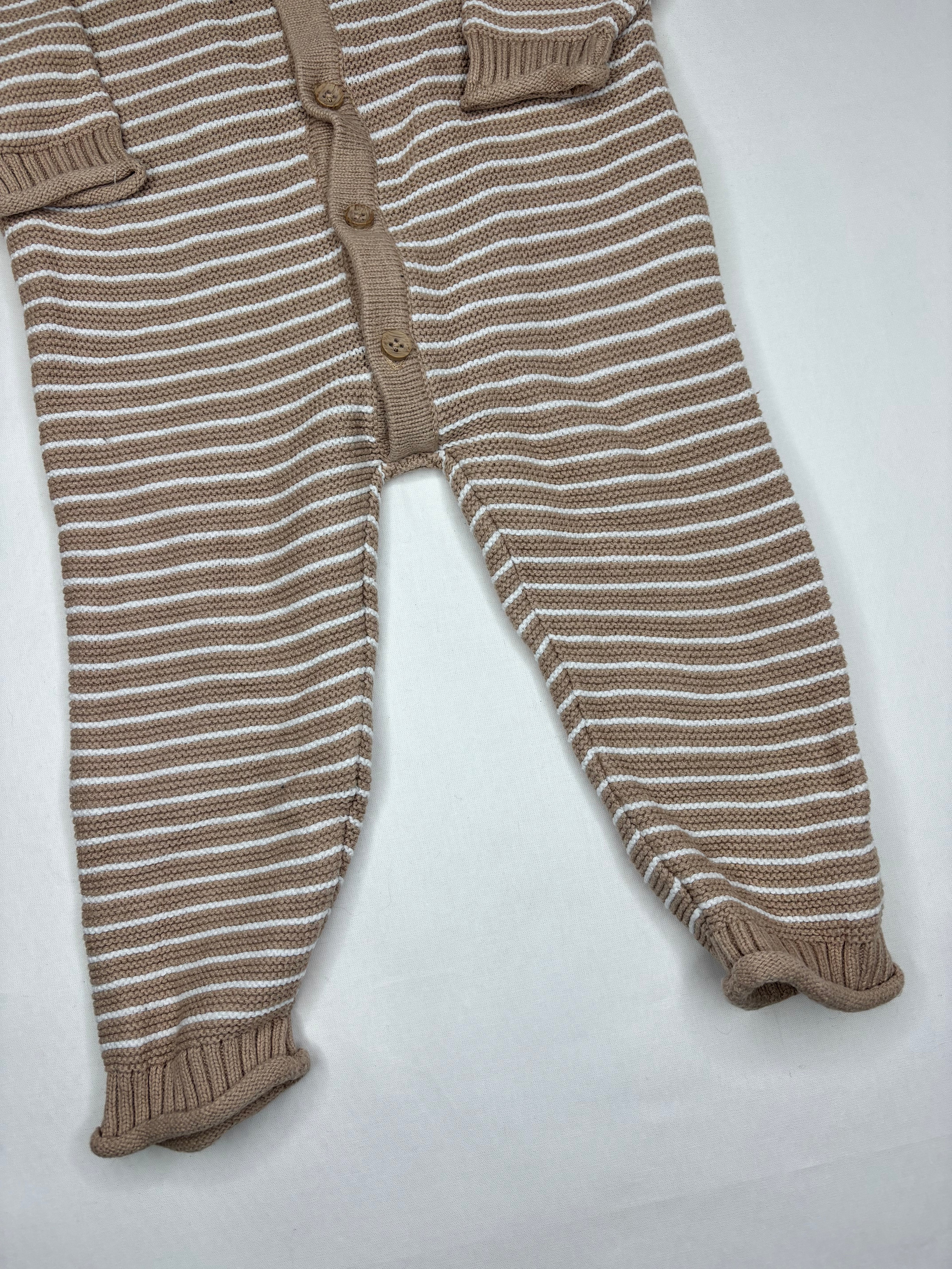 Tuta Beige White