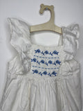 Vestito Bianco Ricamato