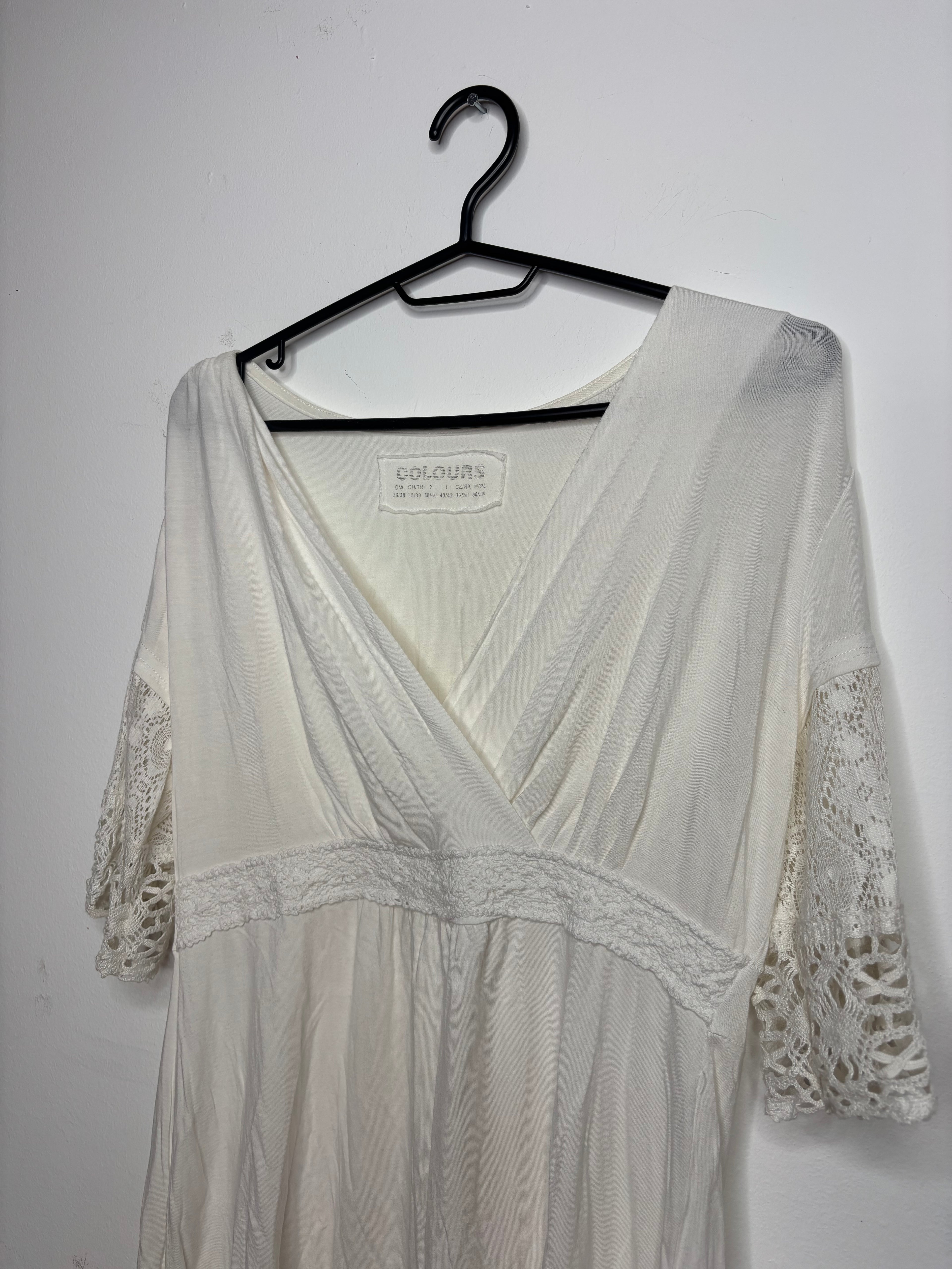 T-Shirt Pizzo White