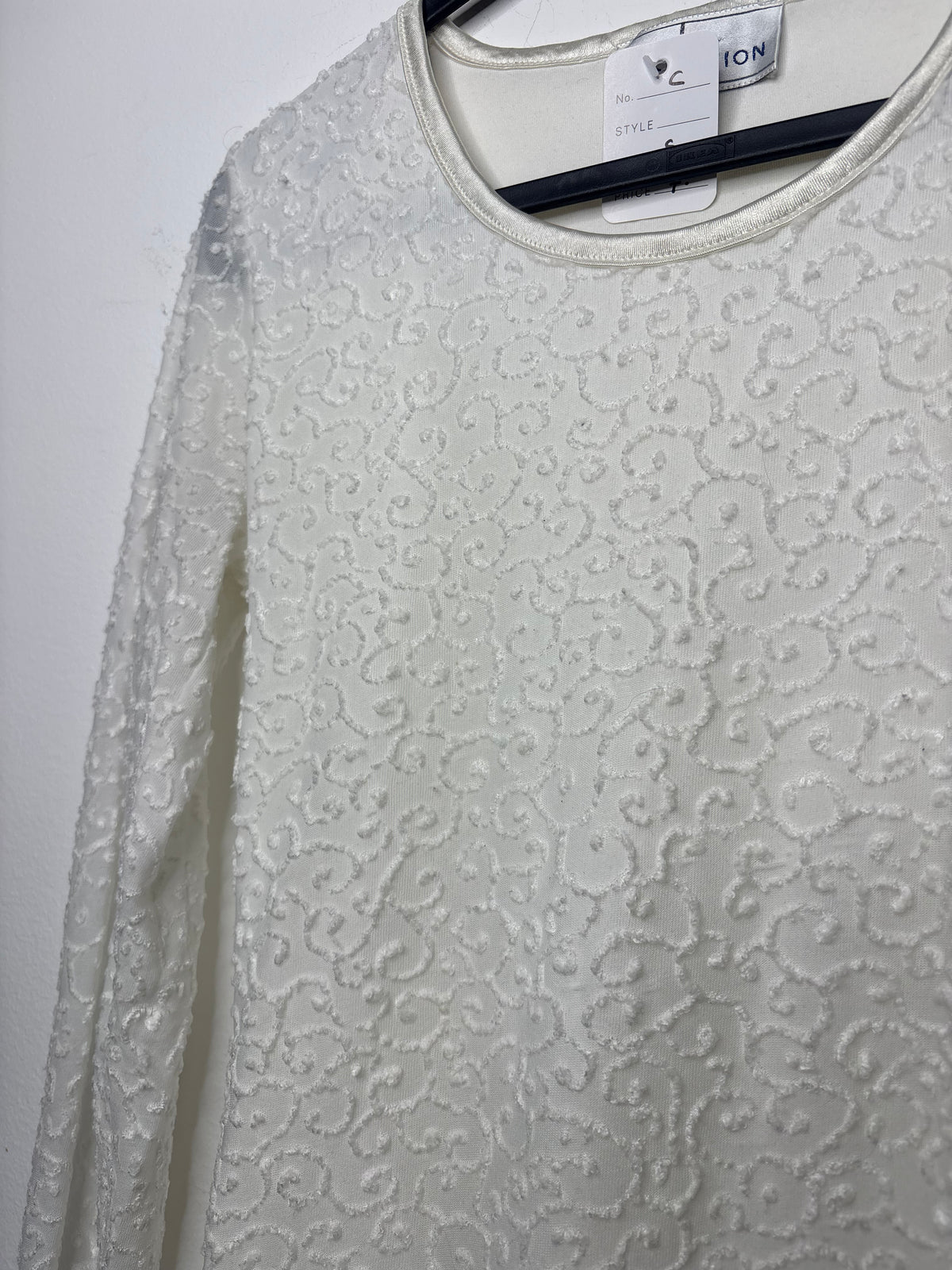 Pullover Bianco Barroc