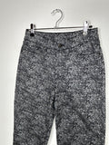 Pantaloni Black Flowers