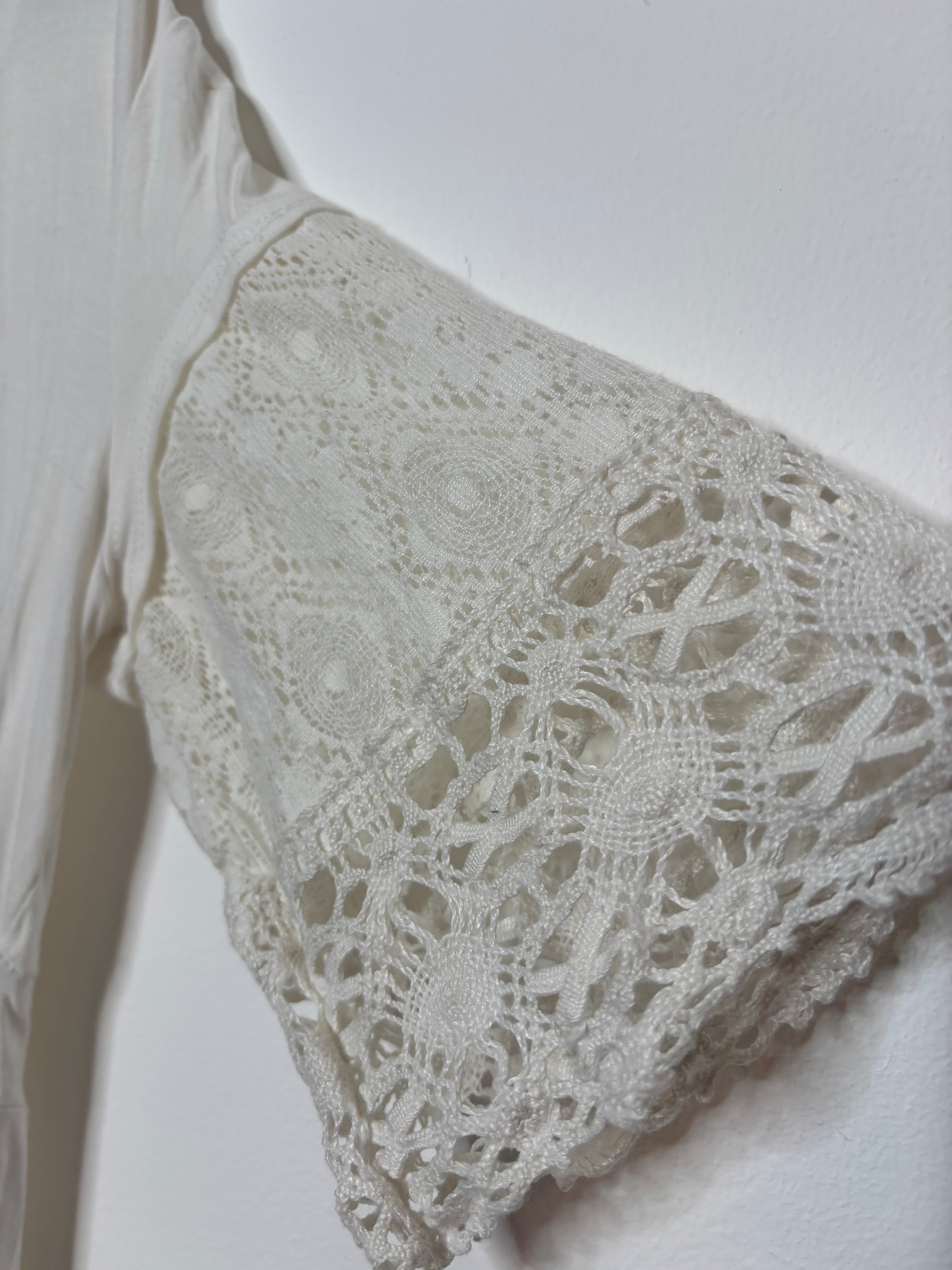 T-Shirt Pizzo White