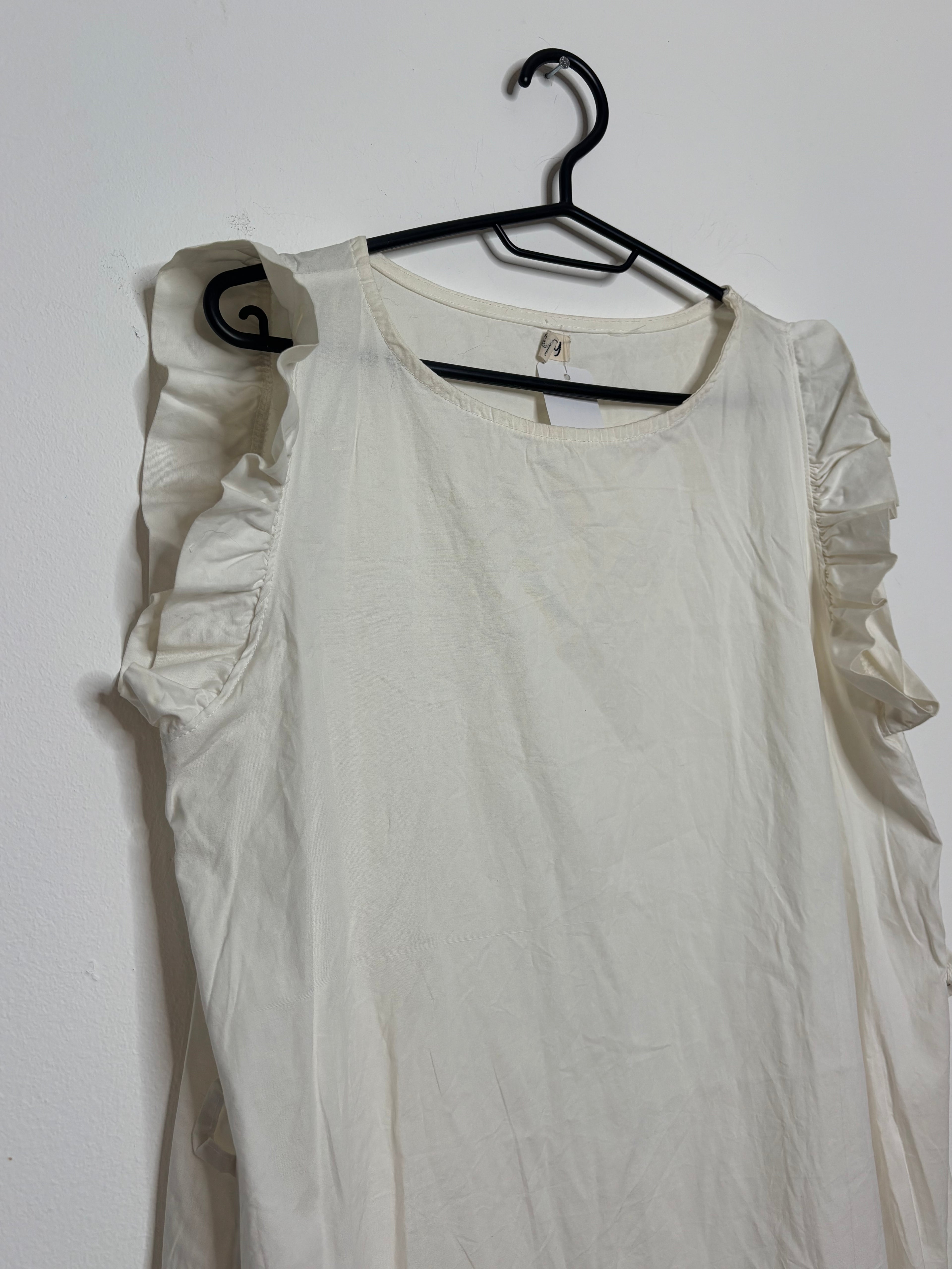 Vestito White Ruffle