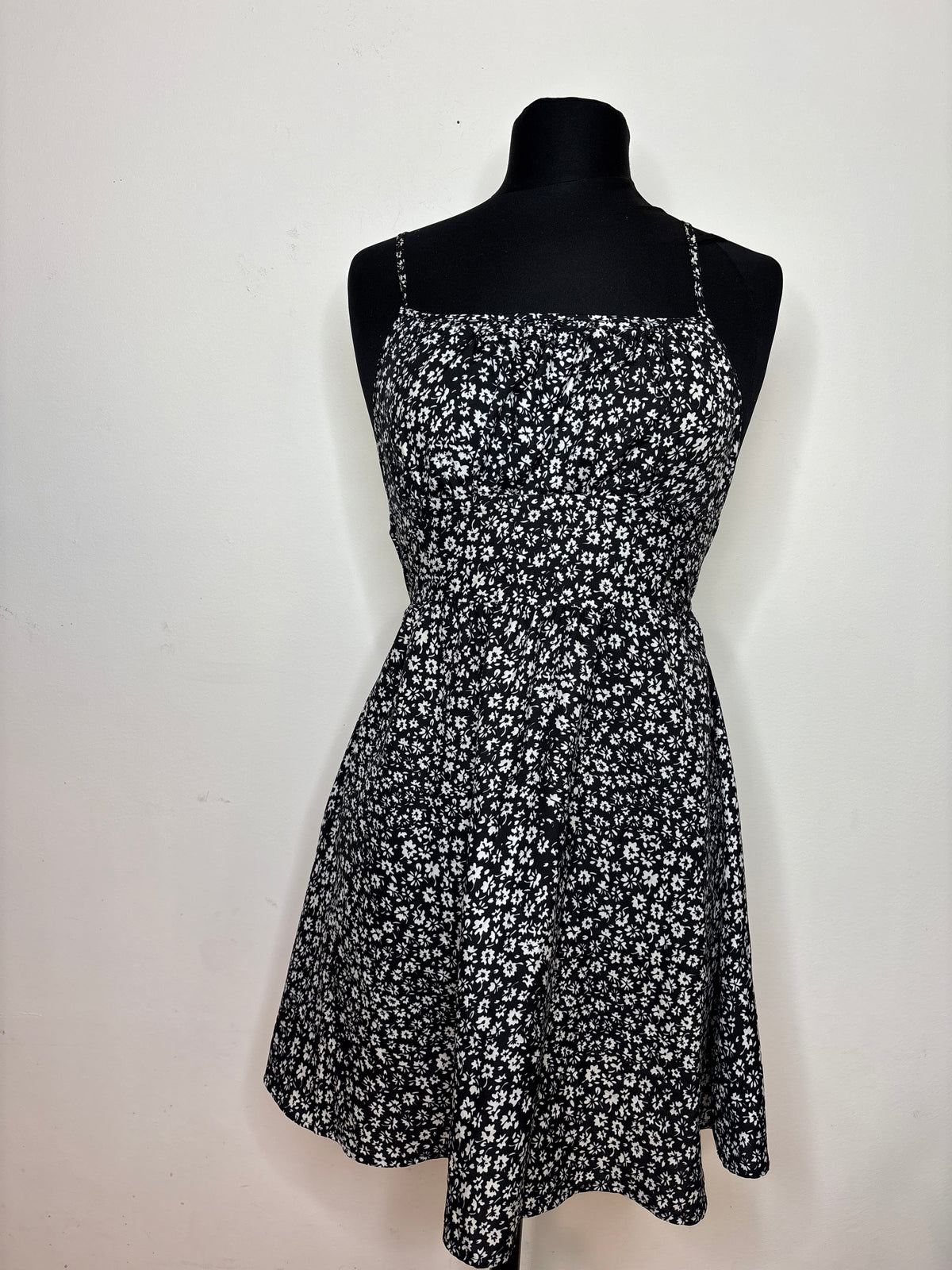 Vestito Black Flower