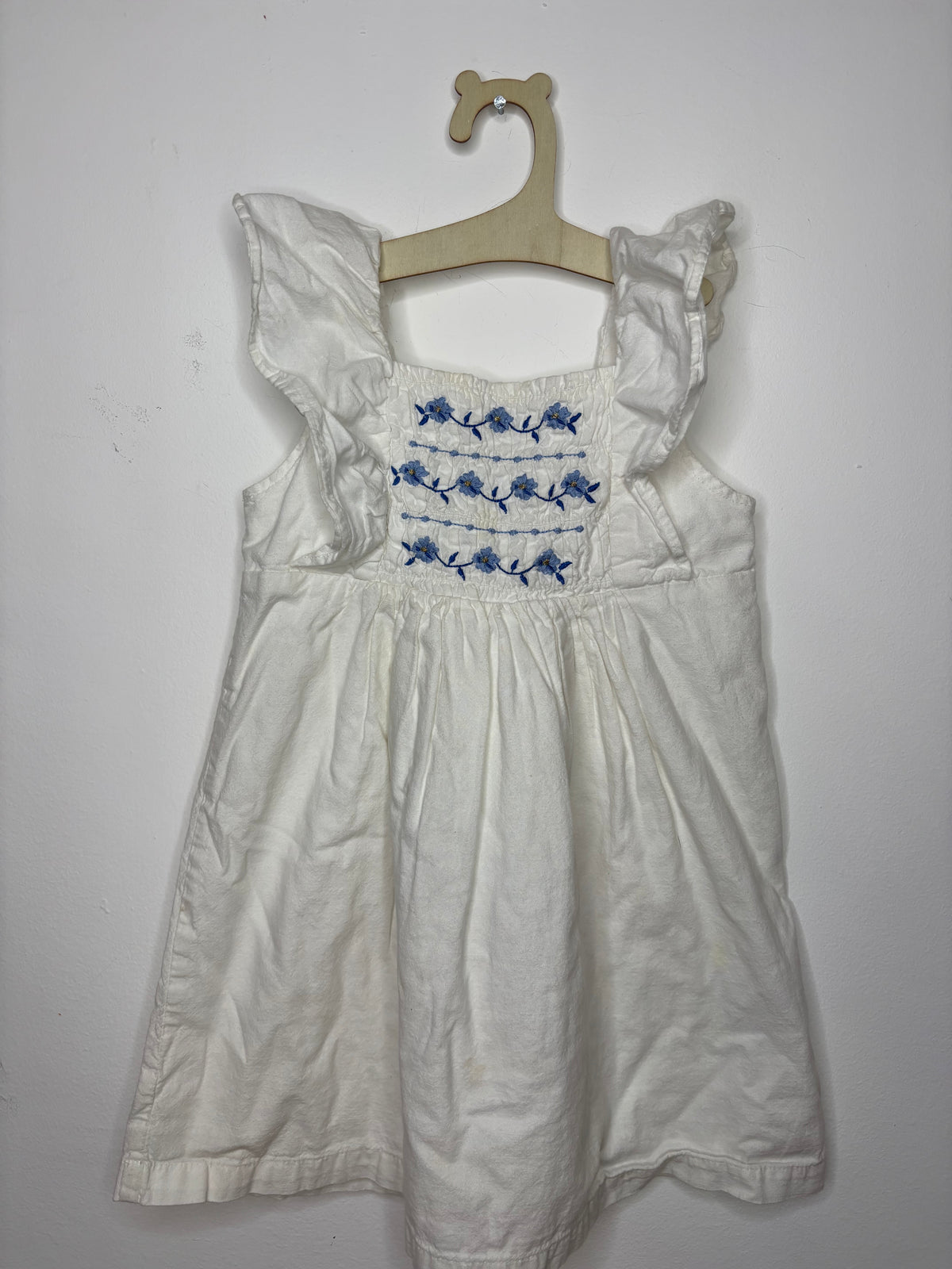 Vestito Bianco Ricamato