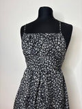 Vestito Black Flower
