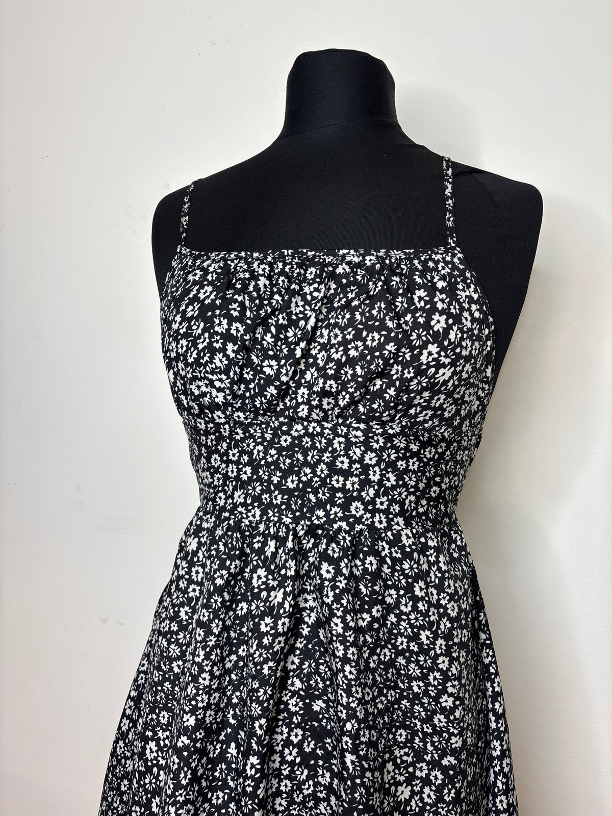 Vestito Black Flower